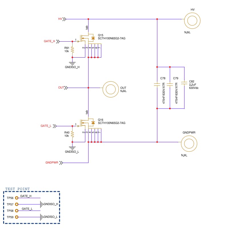 Schema - STMicroelectronics EVALSTGAP4S scheda dimostrativa